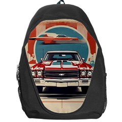 Car Vehicle Vintage Automobile Backpack Bag by Ravend