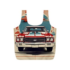 Car Vehicle Vintage Automobile Full Print Recycle Bag (s) by Ravend