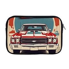 Car Vehicle Vintage Automobile Apple Macbook Pro 17  Zipper Case by Ravend