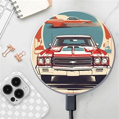 Car Vehicle Vintage Automobile Wireless Fast Charger(white) by Ravend