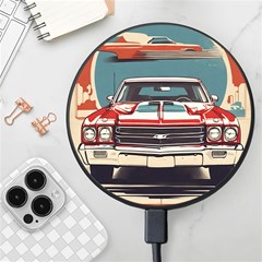 Car Vehicle Vintage Automobile Wireless Fast Charger(black) by Ravend