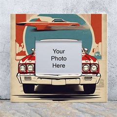 Car Vehicle Vintage Automobile White Wall Photo Frame 5  X 7  by Ravend