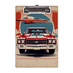 Car Vehicle Vintage Automobile A5 Acrylic Clipboard by Ravend