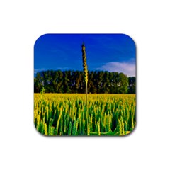 Different Grain Growth Field Rubber Coaster (square) by Ravend