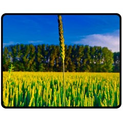 Different Grain Growth Field Fleece Blanket (medium) by Ravend