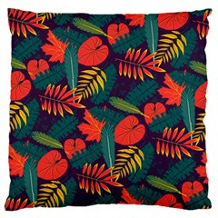 Leaves Pattern Seamless Large Cushion Case (two Sides) by Ravend