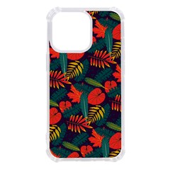 Leaves Pattern Seamless Iphone 13 Pro Tpu Uv Print Case