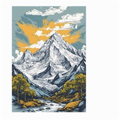 Nature Mountains Landscape Forest Large Garden Flag (two Sides) by Ravend