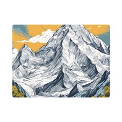 Nature Mountains Landscape Forest Premium Plush Fleece Blanket (mini) by Ravend