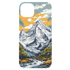 Nature Mountains Landscape Forest Iphone 14 Plus Black Uv Print Case