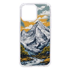 Nature Mountains Landscape Forest Iphone 14 Pro Max Tpu Uv Print Case by Ravend