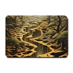 Landscape Mountains Forest Trees Nature Small Doormat 24 x16  Door Mat