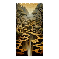 Landscape Mountains Forest Trees Nature Shower Curtain 36  X 72  (stall)  by Ravend