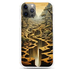 Landscape Mountains Forest Trees Nature Iphone 12 Pro Max Tpu Uv Print Case by Ravend