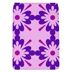 Pink And Purple Flowers Pattern Removable Flap Cover (s) by shoopshirt