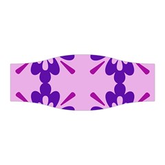 Pink And Purple Flowers Pattern Stretchable Headband by shoopshirt