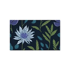 Abstract Floral- Ultra-stead Pantone Fabric Sticker (rectangular) by shoopshirt