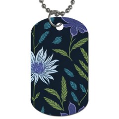 Abstract Floral- Ultra-stead Pantone Fabric Dog Tag (one Side) by shoopshirt