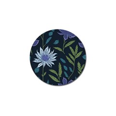 Abstract Floral- Ultra-stead Pantone Fabric Golf Ball Marker by shoopshirt