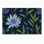 Abstract Floral- Ultra-stead Pantone Fabric Postcards 5  x 7  (Pkg of 10) Front