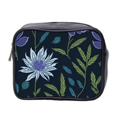 Abstract Floral- Ultra-stead Pantone Fabric Mini Toiletries Bag (two Sides) by shoopshirt