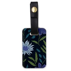 Abstract Floral- Ultra-stead Pantone Fabric Luggage Tag (one Side) by shoopshirt