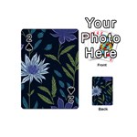 Abstract Floral- Ultra-stead Pantone Fabric Playing Cards 54 Designs (Mini) Front - Spade2