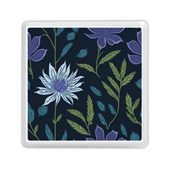 Abstract Floral- Ultra-stead Pantone Fabric Memory Card Reader (square) by shoopshirt