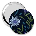 Abstract Floral- Ultra-stead Pantone Fabric 3  Handbag Mirrors Front