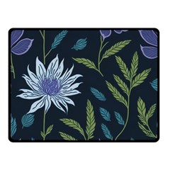 Abstract Floral- Ultra-stead Pantone Fabric Two Sides Fleece Blanket (small) by shoopshirt