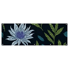 Abstract Floral- Ultra-stead Pantone Fabric Banner And Sign 12  X 4  by shoopshirt