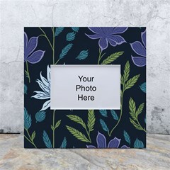 Abstract Floral- Ultra-stead Pantone Fabric White Box Photo Frame 4  X 6  by shoopshirt