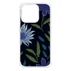 Abstract Floral- Ultra-stead Pantone Fabric Iphone 14 Pro Tpu Uv Print Case by shoopshirt