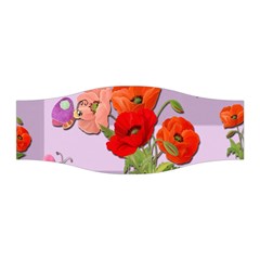 Seamless Pattern With Roses And Butterflies Stretchable Headband by shoopshirt