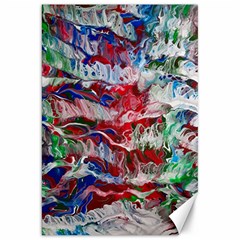 Abstract Waves Canvas 20  X 30  by kaleidomarblingart