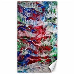 Abstract Waves Canvas 40  X 72  by kaleidomarblingart