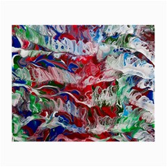 Abstract Waves Small Glasses Cloth (2 Sides) by kaleidomarblingart