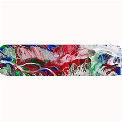 Abstract Waves Large Bar Mat by kaleidomarblingart