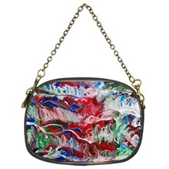 Abstract Waves Chain Purse (one Side) by kaleidomarblingart