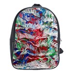 Abstract waves School Bag (Large) Front