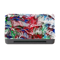 Abstract Waves Memory Card Reader With Cf by kaleidomarblingart