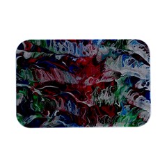 Abstract Waves Open Lid Metal Box (silver)   by kaleidomarblingart