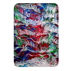 Abstract Waves Rectangular Glass Fridge Magnet (4 Pack) by kaleidomarblingart