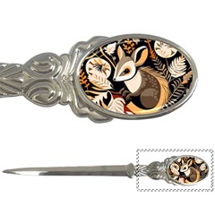 Vintage Possum Pattern Letter Opener by Valentinaart