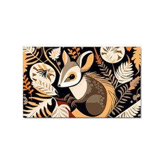 Vintage Possum Pattern Sticker (rectangular) by Valentinaart