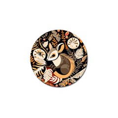 Vintage Possum Pattern Golf Ball Marker (4 Pack) by Valentinaart