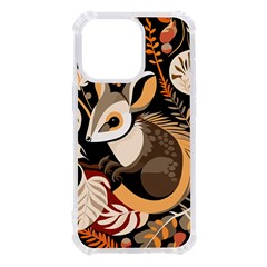 Vintage Possum Pattern Iphone 13 Pro Tpu Uv Print Case