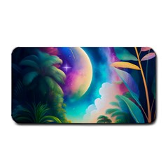 Jungle Moon Light Plants Space Medium Bar Mat by uniart180623