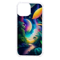 Jungle Moon Light Plants Space Iphone 13 Mini Tpu Uv Print Case