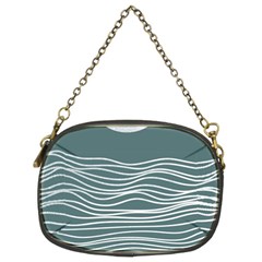 Sea Waves Moon Water Boho Chain Purse (two Sides) by uniart180623